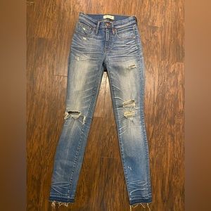 Madewell distressed jeans